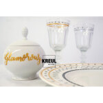 Kreul marqueur glass & porcelain pen glamour, set de 4