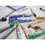 Kreul marqueurs textiles medium 'junior', set de 18