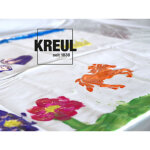 Kreul peinture au doigt pour textile 'mucki', kit de 4