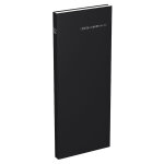 Lecas agenda journalier long - 14 x 35 cm - rglure travers avec large chelle horaire - 2026
