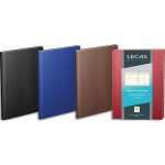 Lecas agenda lezard janvier  dcembre, 21x27cm assortiment noir / marron / rouge / bleu