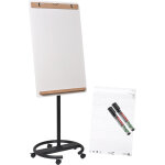 Legamaster chevalet de confrence mobile sketch infinite l. 69 x h. 110 cm hauteur rglable surface acier ...