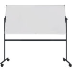 Legamaster tableau blanc rotatif unite - surface magntique - cadre aluminium - l. 200 x h. 100 cm