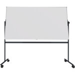 Legamaster tableau blanc rotatif unite - surface magntique - cadre aluminium - l. 220 x h. 120 cm