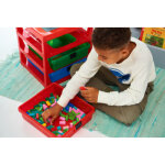Lego module de classement 3 - drawer storage rack, bleu