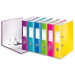 Leitz classeur à levier wow 180°, a4, 8 cm, carton pelliculé, coloris assortis Leitz classeur à levier wow 180°, a4, 8 cm, carton pelliculé, coloris assortis