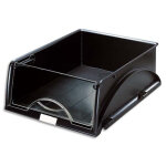 Leitz corbeille  courrier sorty a4 noir 52310095