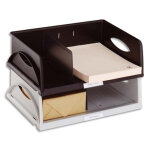Leitz corbeille sorty format paysage a4 maxi - noir - l 40, 5 x h 12, 5 x p 30 cm