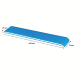 Leitz ergo wow repose - poignets rglable pour clavier - bleu