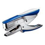Leitz pince agrafeuse 5548 - agrafes 24 / 6 et 26 / 6 - capacit 30feuilles - bleu et argent