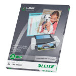 Leitz pochettes de plastification a4 - udt - transparente - epaisseur : 80 microns par face - bote de ...