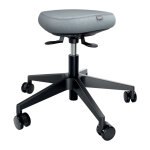 Leitz tabouret assise active ergo oscillant sur roulettes - gris