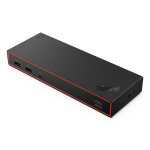 Lenovo thinkpad usb4 smart dock 5500, avec fil, usb4, 65 w, 1000 mbit / s, noir, eclipse black 40bc0100eu ...