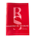 Lifebox registre de s�curit�, a4 - rouge