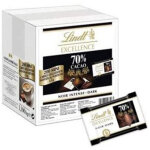 Lindt boîte chocolats noirs excellence - paquet de 200 mini Lindt boîte chocolats noirs excellence - paquet de 200 mini