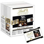 Lindt bote chocolats noirs excellence - paquet de 200 mini