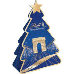 Lindt sapin de n�el champs - elys�es chocolats c?urs - 40 g