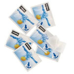 Lingette rince - doigts 'citro', sachet plastique