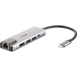 D - link dub - m520, avec fil, thunderbolt 3, 60 w, 10, 100, 1000 mbit / s, ieee 802. 3, ieee 802. 3ab, ...