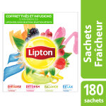 Lipton feel good selection coffret ths et infusions - 180 sachets fracheur