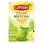 Lipton stick barista matcha saveur vanille - boissson sans sucres ajout�s - bo�te de 10 buchettes