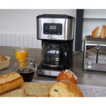 Little balance cafetière café control, argent / noir Little balance cafetière café control, argent / noir