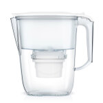 Little balance carafe d'eau filtrante claire de 2, 5 l - filtre inclus - blanc Little balance carafe d'eau filtrante claire de 2, 5 l - filtre inclus - blanc