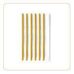 Little balance pailles en bambou rutilisable - lot de 6