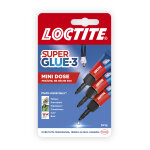 Loctite colle liquide extra - forte super glue 3 - 3 tubes 1g