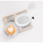 Lampe loupe � led, � 2 lentilles, dimmable, blanc