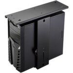 Support pour unit� centrale, en m�tal, noir