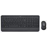 Logitech 920 - 011010, sans fil, bluetooth, clavier à membrane, qwerty, graphite, souris incluse Logitech 920 - 011010, sans fil, bluetooth, clavier à membrane, qwerty, graphite, souris incluse