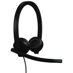 Logitech casque filaire duo h570e ms - usb - a - ultra lger - stro - certifi teams noir