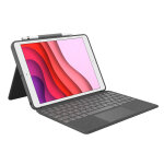 Logitech combo touch, qwerty, nordique, pav tactile, 1, 8 cm, 1 mm, apple 920 - 009628