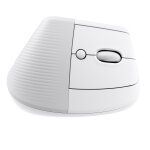 Logitech souris ergonomique verticale sans fil lift pour droitier - blanc Logitech souris ergonomique verticale sans fil lift pour droitier - blanc
