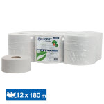 Papier toilette mini jumbo lucart econatural confort, lot de 12