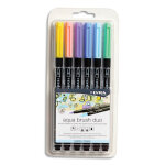 Lyra groove lyra etui plastique 6 feutres aquabrush duo double pointe (fine & pinceau) couleurs pastels ... Lyra groove lyra etui plastique 6 feutres aquabrush duo double pointe (fine & pinceau) couleurs pastels ...