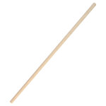 Manche  balai en bois 130cm - a clouer ou  emboiter