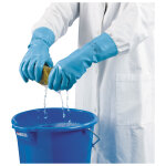Mapa gants jersette 300 protection chimique latex - bleu - taille 8