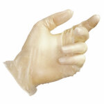 Mapa gants jetables vinyle solo 990 non poudr�s - taille 7 - bo�te de 100