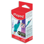 Maped lot de 10 guides doigts. convient aux gauchers et droitiers. adaptable sur la plupart des crayons ... Maped lot de 10 guides doigts. convient aux gauchers et droitiers. adaptable sur la plupart des crayons ...