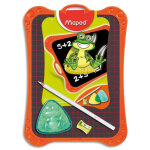 Maped ardoise graphite avec 1 éponge et 1 boite de 10 craies blanches. coloris assortis vert et orange ... Maped ardoise graphite avec 1 éponge et 1 boite de 10 craies blanches. coloris assortis vert et orange ...