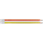 Maped blister de 2 crayons graphite kidy learn triangulaire hb, embout gomme, texture antidrapante