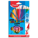 Maped boîte de 12 crayons de couleur jumbo colorpeps strong green Maped boîte de 12 crayons de couleur jumbo colorpeps strong green
