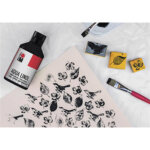 Marabu couleur pour linogravure aqua, 250 ml, blanc