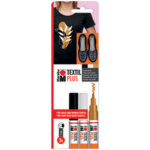 Marabu marqueur tissu 'textil painter plus', blister de 3