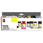 Peinture pour tissu 'textil', kit de d�marrage,