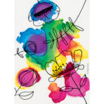 Set d'encre permanente alcohol ink flowers
