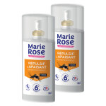 Marie rose spray anti - moustiques apaisant 2 en 1 marie rose, 2 sprays de 100 ml Marie rose spray anti - moustiques apaisant 2 en 1 marie rose, 2 sprays de 100 ml