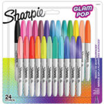 Marqueur permanent fine 'glam pop', blister de 34